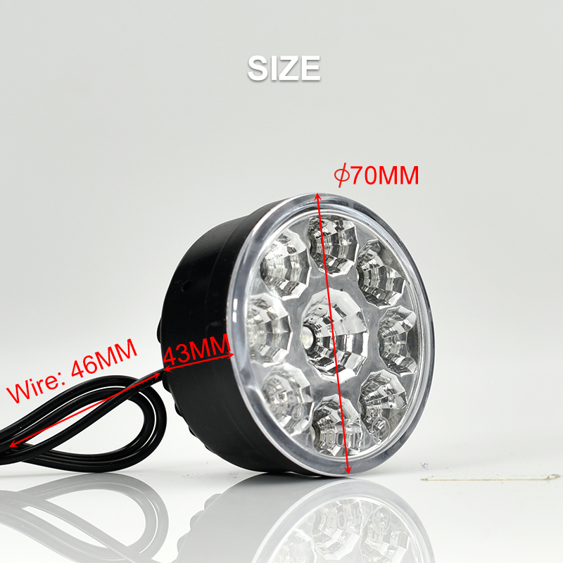 DC 12V High-brightness Fog Light truck motorbike LED Daytime Running Light DRL universal DC 12V High-brightness Fog Light truck motorbike LED Daytime Running Light DRL universal